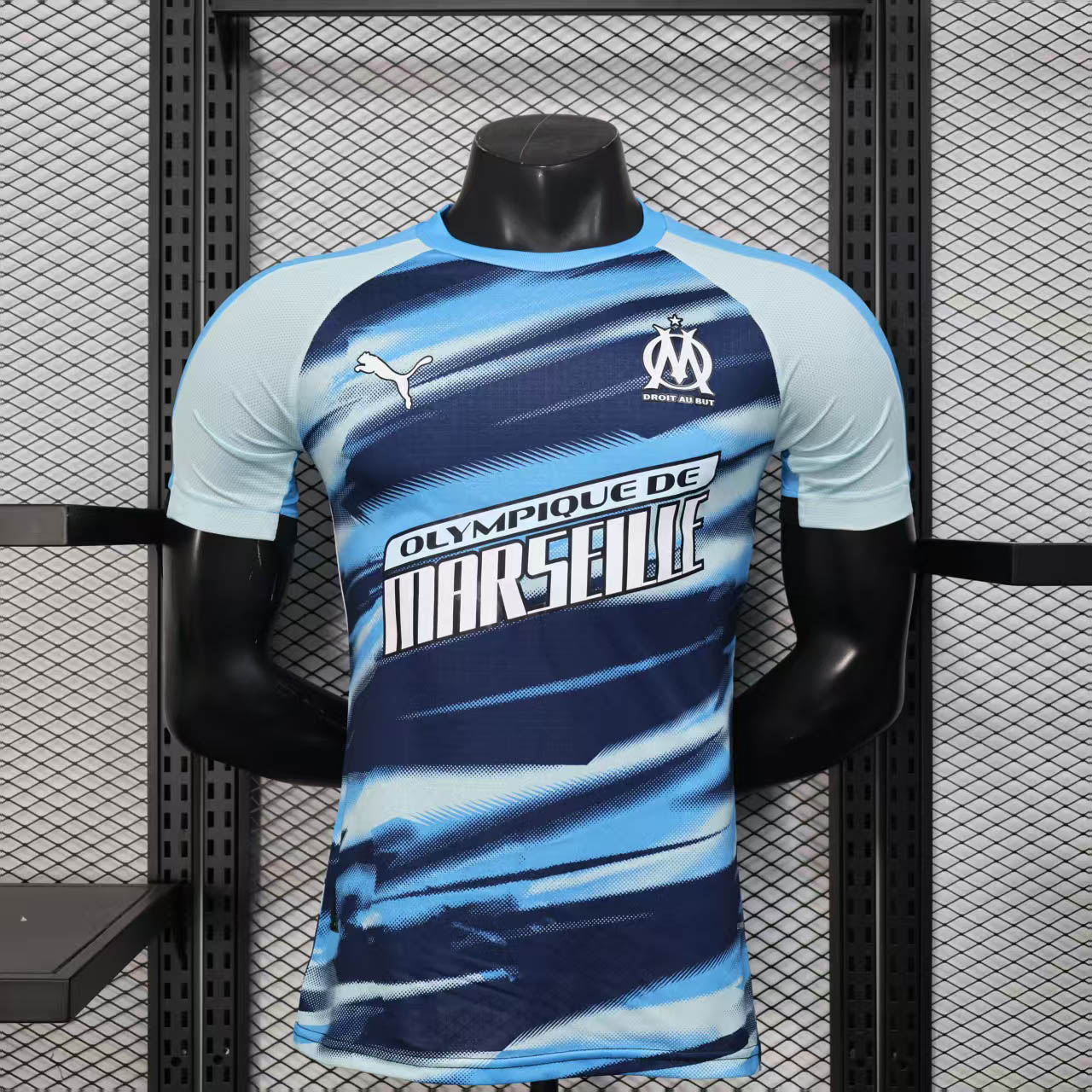 2025-2026 Player Version Olympique Marseille Training clothes Football Shirt 1:1 Thai Quality- Maxi Kit