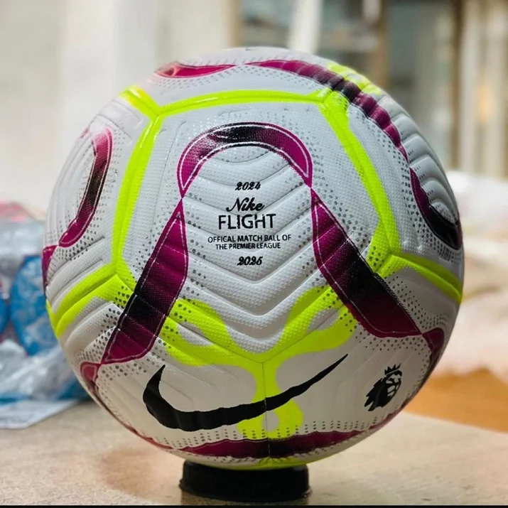 24/25 Premier League Nike training white, green and purple size 3 ball [Ships uninflated]