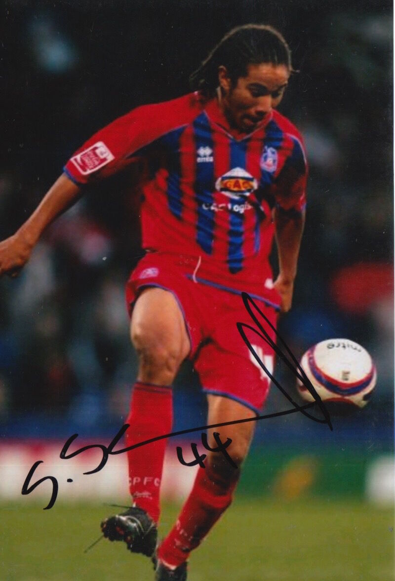 CRYSTAL PALACE HAND SIGNED SEAN SCANNELL 6X4 Photo Poster painting 1.