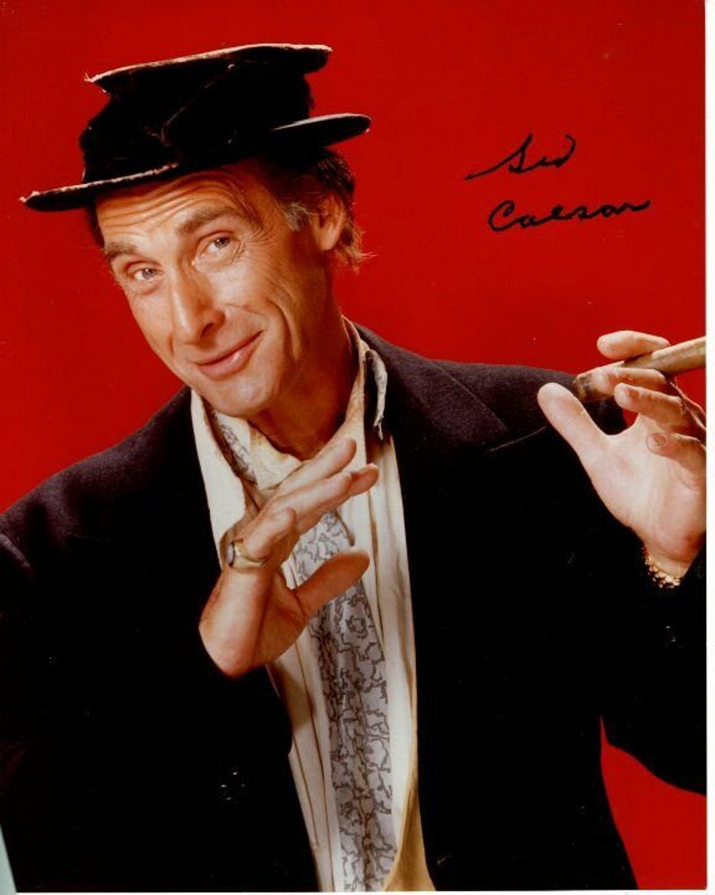 Sid caesar signed autographed your show of shows Photo Poster painting