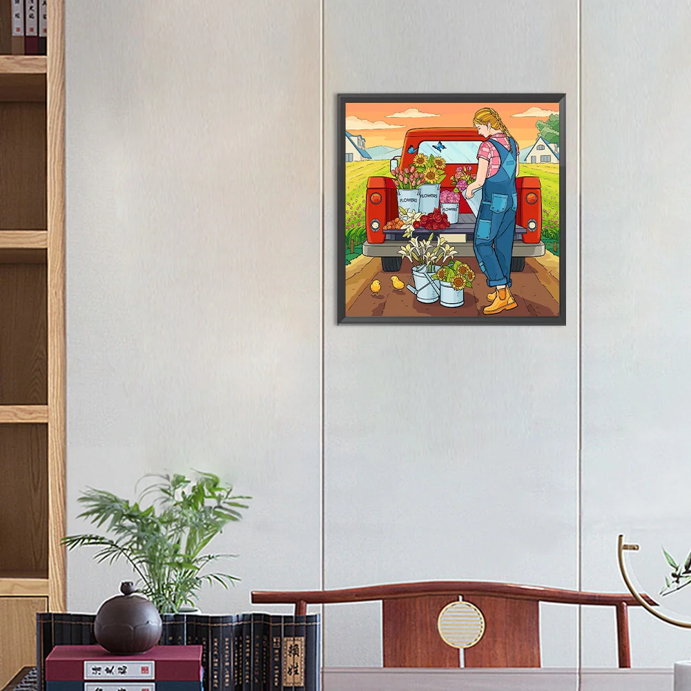 Full Round Diamond Painting 30*30cm - Floats