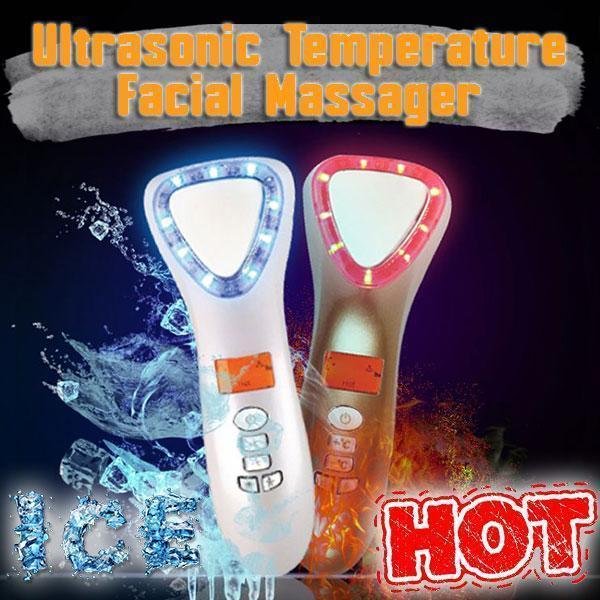 Ultrasonic Temperature Facial Massager
