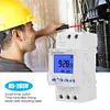 Weekly Programmable Digital Timer Switch LCD Time Relay DIN Rail Mount