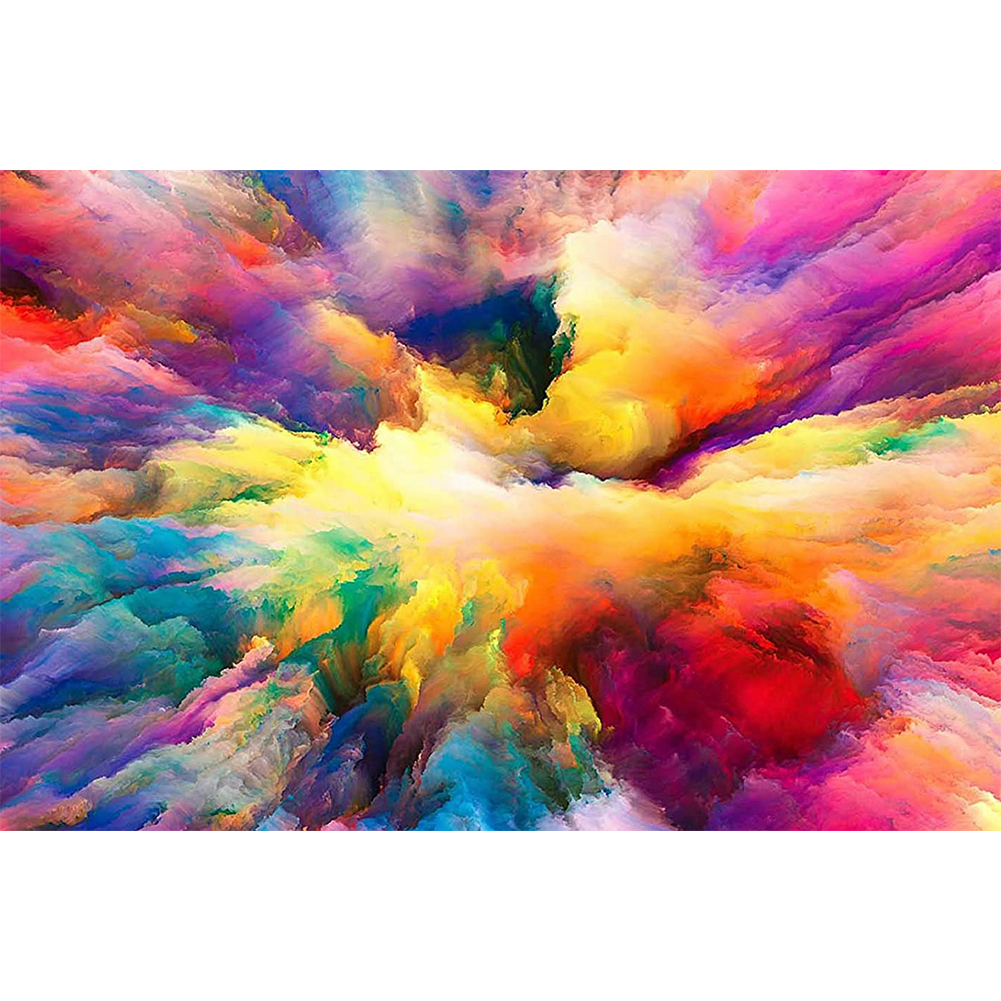 

Color Smoke - Round Drill Diamond Painting - 60*40CM (Big Size), 501 Original