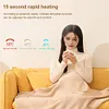 Wearable USB Electric Heated Blanket Heating Electric Blanket Shawl Heated Shawl