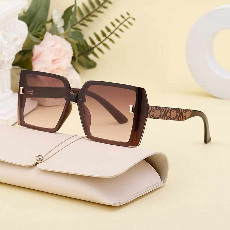 Streetwear Gradient Color Pc Square Full Frame Women’s Sunglasses