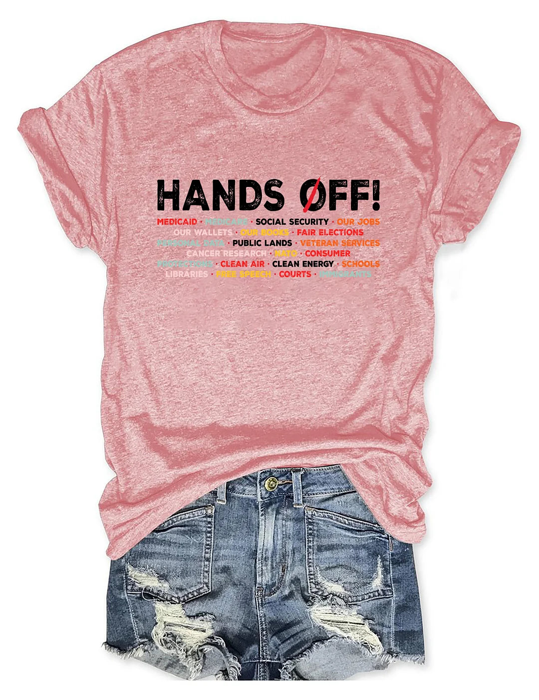 Hands Off Protest T-shirt