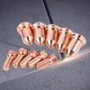 5 Sets Plasma Cutter Parts Caliber 1.0/1.3mm for PT80 PTM80 Plasma Cutting Torch