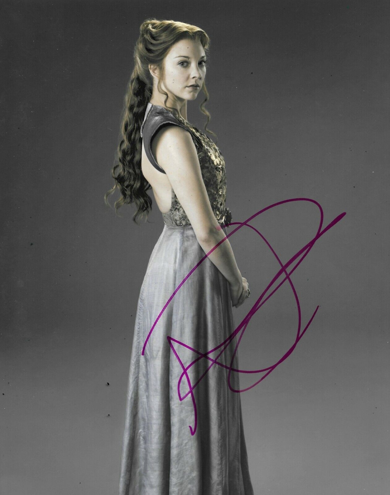 Natalie Dormer Signed Game Of Thrones 10x8 Photo Poster painting AFTAL