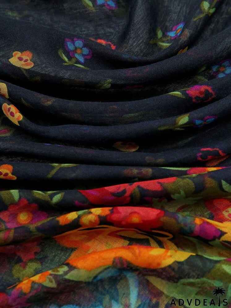 Flower Print Scarf
