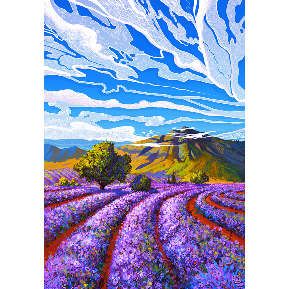 

Cloud Mountain Garden - 1000 Pieces Jigsaw Puzzle, 501 Original