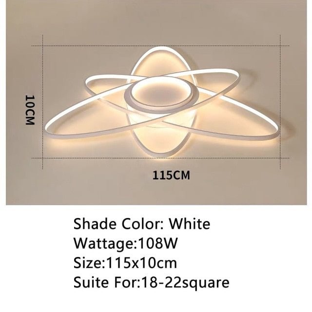 Acrylic Modern Led Ceiling Lights For Living Room Bedroom Ceiling Lamp Fixture Indoor Lighting