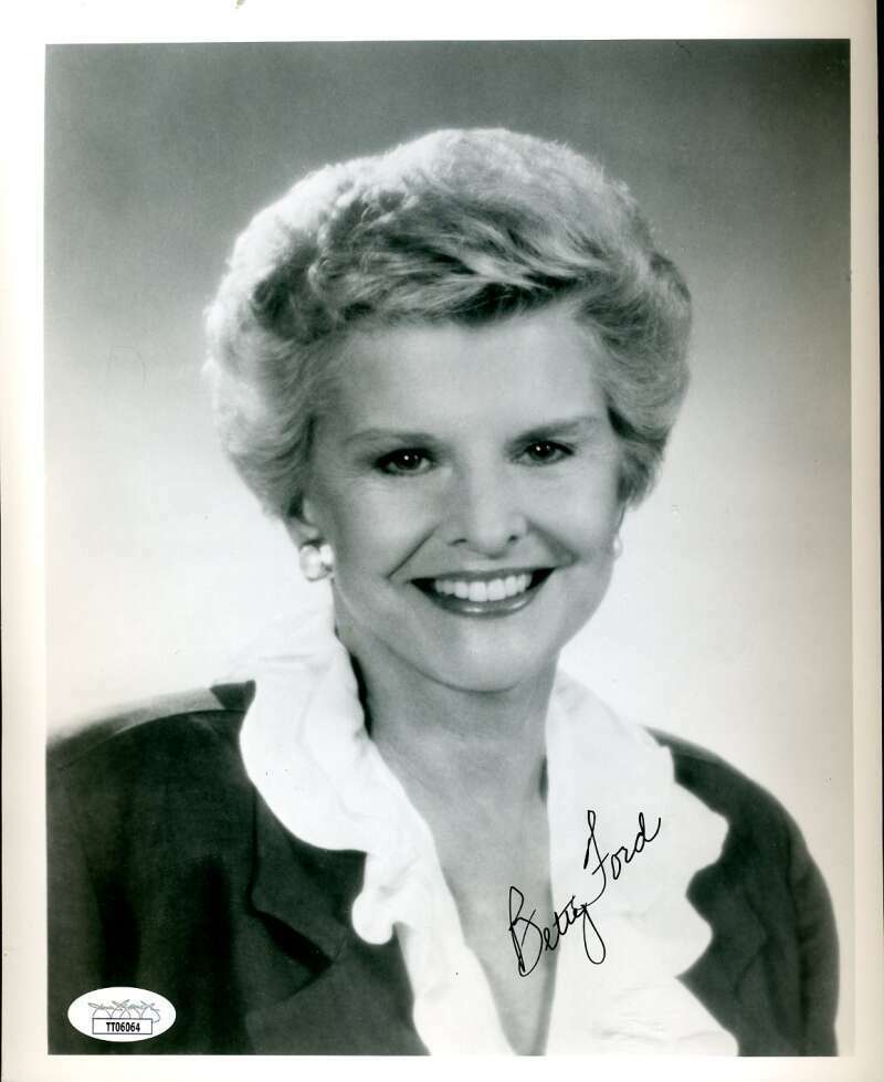 Betty Ford JSA Coa Hand Signed 8x10 Photo Poster painting Autograph