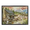 Village Shop-14CT Stamped Cross Stitch 69*52cm/27.17*20.47in(Big Size) tapestrymarket