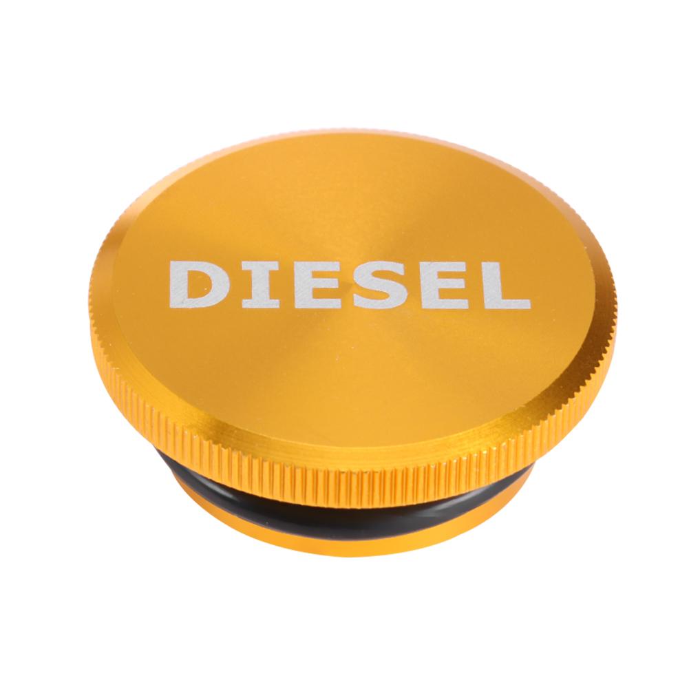 

Magnetic DIESEL Billet Aluminum Fuel Cap for Dodge Ram 2013-2017 (Gold), 501 Original