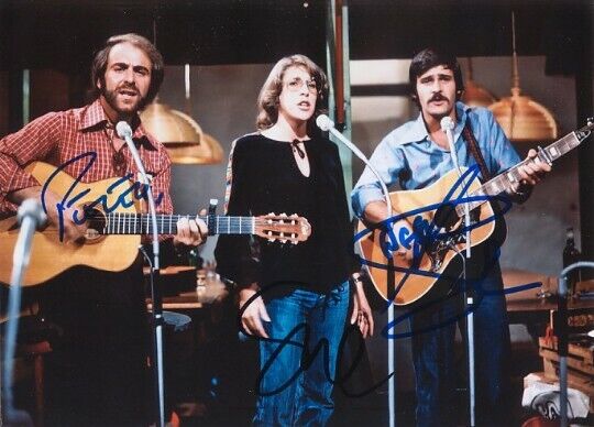 Peter, Sue und Marc genuine autograph signed 5x6