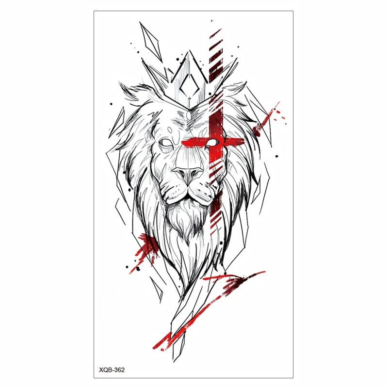 Waterproof Tattoo Sticker Temporary Tattoo Black Rose Tattoo Leg Chest Arm Tattoo Man Woman Tattoo Skin Tattoo Art Tatouage TaTy 712