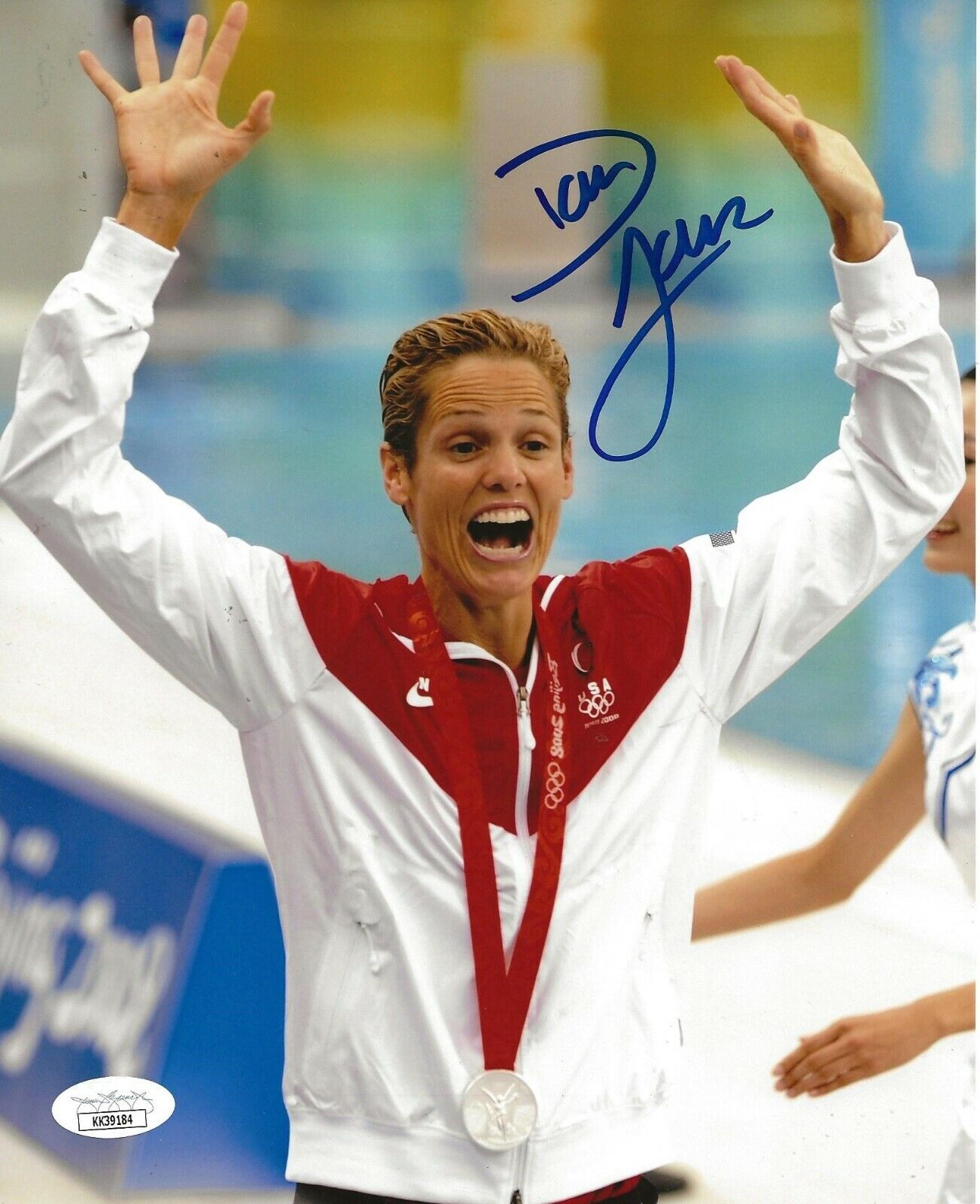 Dara Torres USA Olympic Gold Medal Swimmer signed 8x10 Photo Poster painting autographed 4 JSA