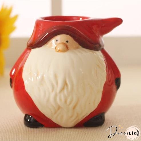 Cute Santa candle holder Xmas  Christmas party