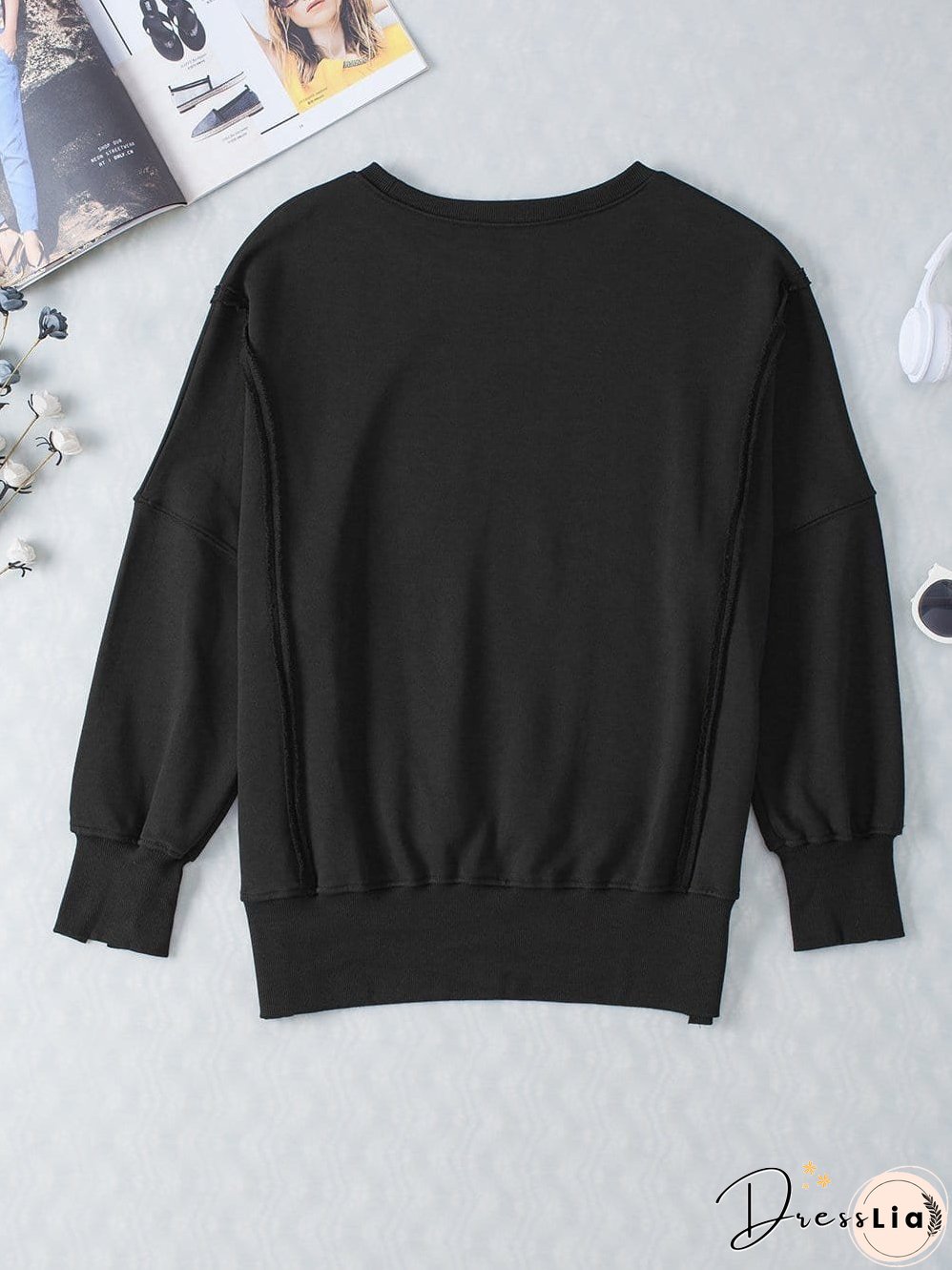 Stylish Crew Neck Pullover Sweater