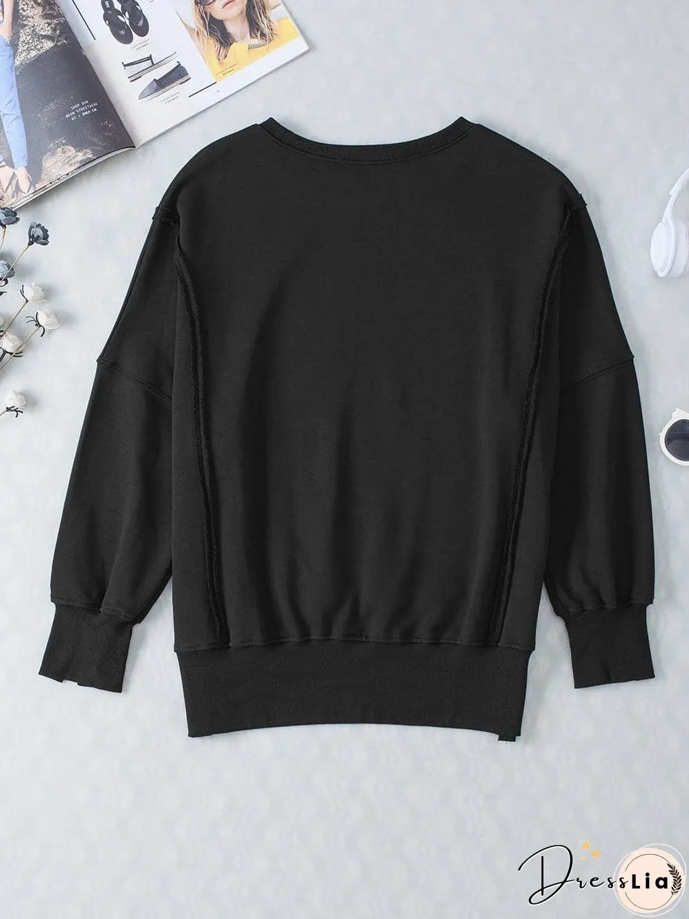 Stylish Crew Neck Pullover Sweater