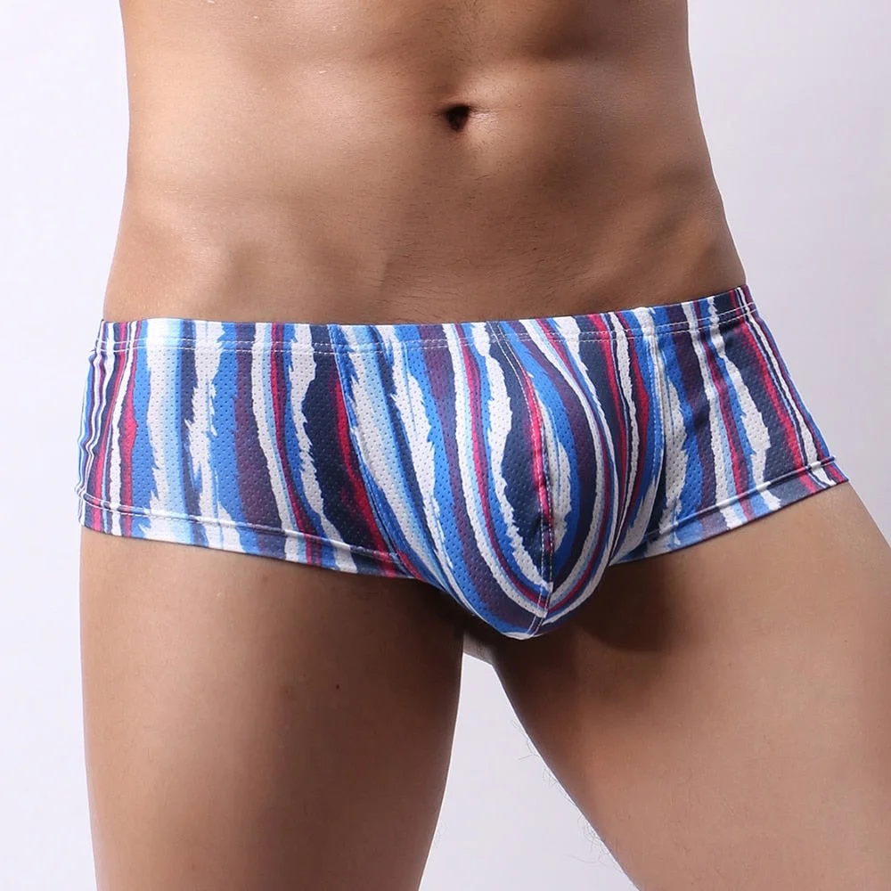 Aonga Men's  Lingerie Low Rise Underwear Briefs Breathable Bikini Underpants New  Men Underwear Breathable Printed Briefs 2023