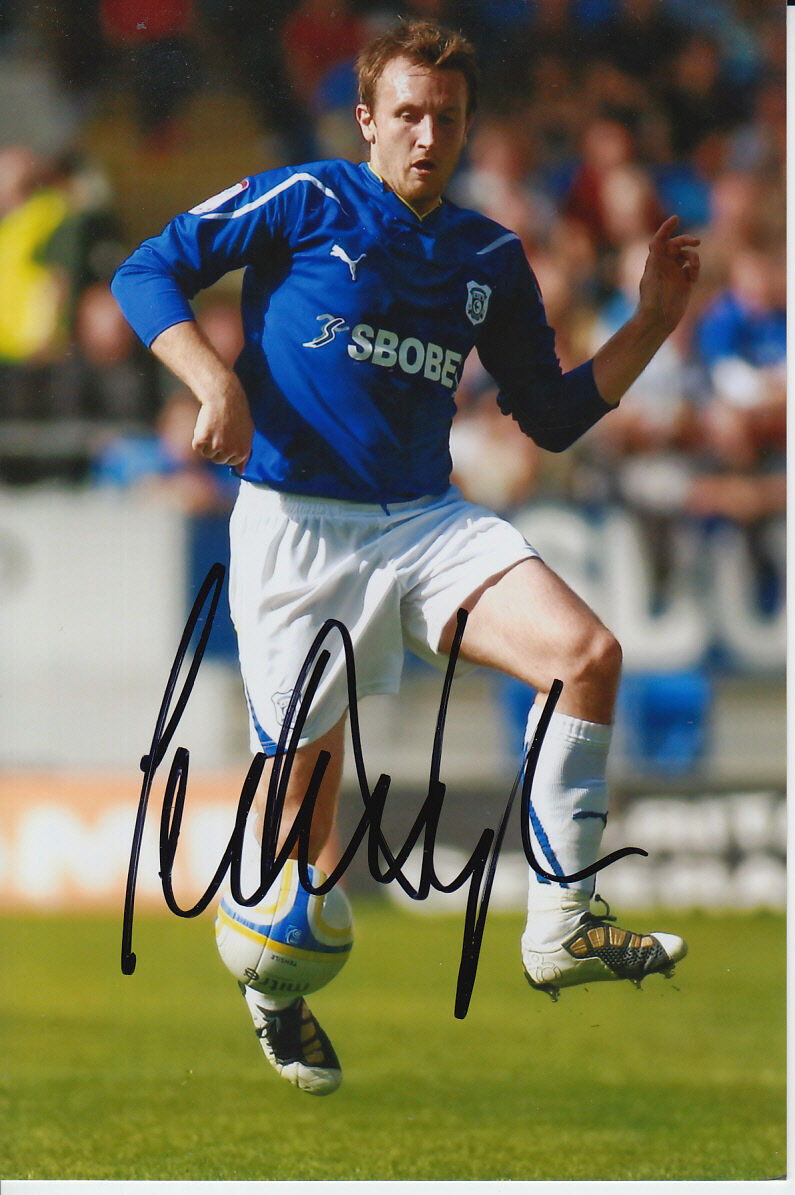 CARDIFF CITY HAND SIGNED LEE NAYLOR 6X4 Photo Poster painting 2.