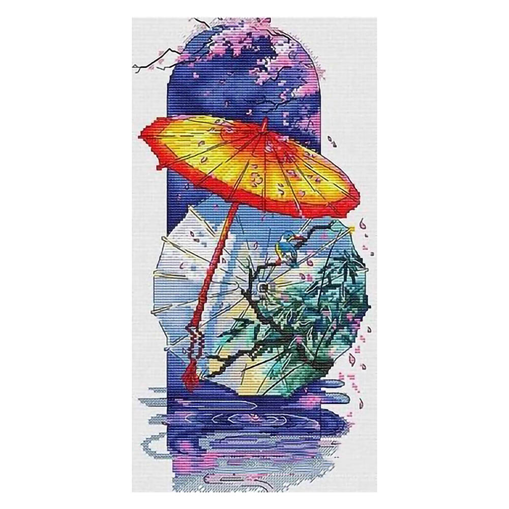 

Spring - 11CT Stamped Cross Stitch - 35*62CM, 501 Original