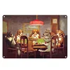 Dogs Playing Poker - Metal Tin Signs(8*12Inch/12*16Inch) - Animal