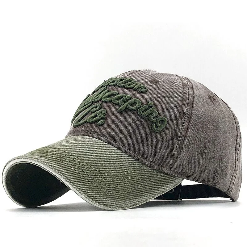 Men & Women Baseball Cap/Alphabet Print Outdoor Fitted Hat