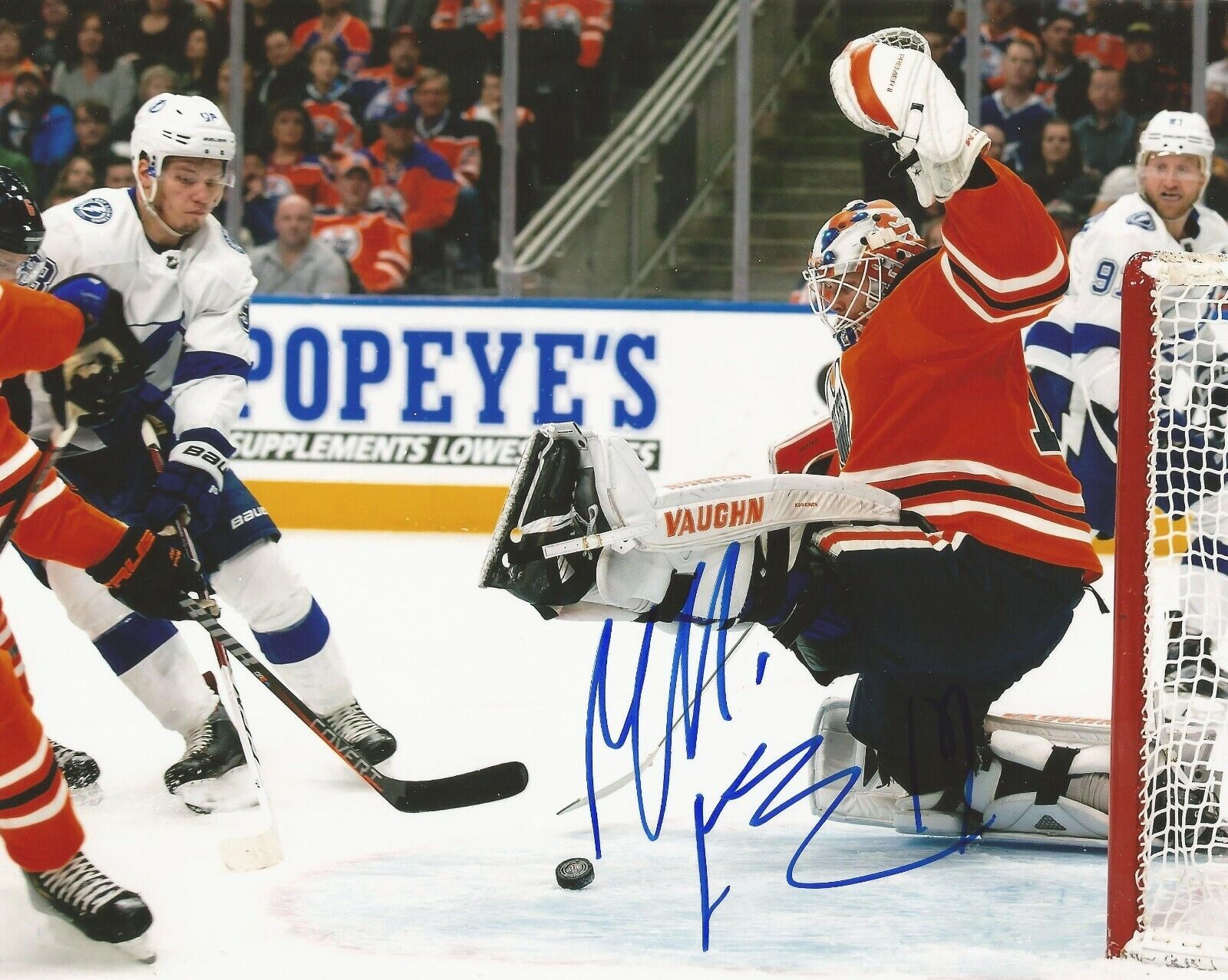 MIKKO KOSKINEN SIGNED EDMONTON OILERS 8x10 Photo Poster painting #1 w/COA