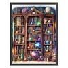Planetary Bookshelf-11CT Stamped Cross Stitch 50*65cm/19.69*25.59in(Big Size)