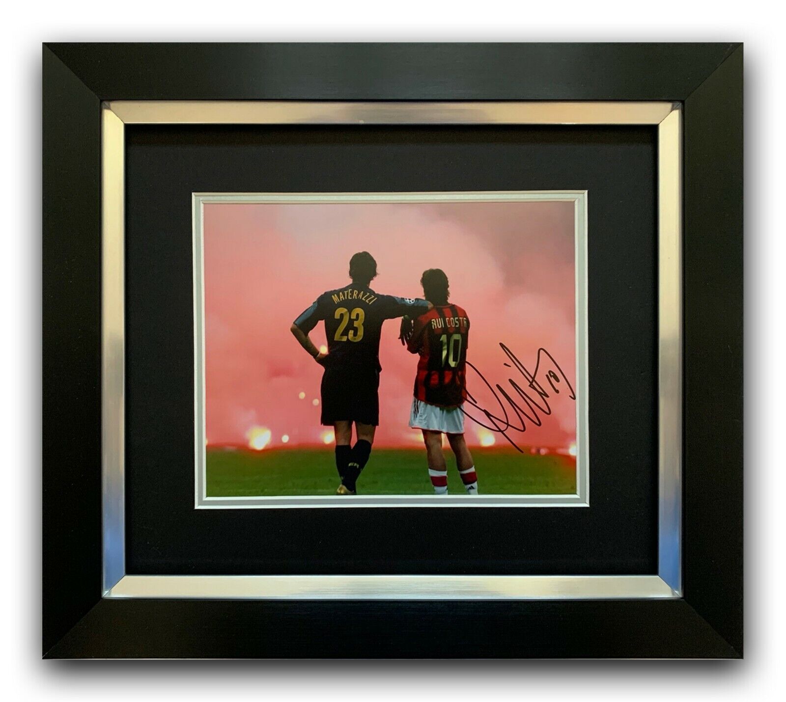 RUI COSTA HAND SIGNED Photo Poster painting FRAMED DISPLAY - PORTUGAL AUTOGRAPH 2.