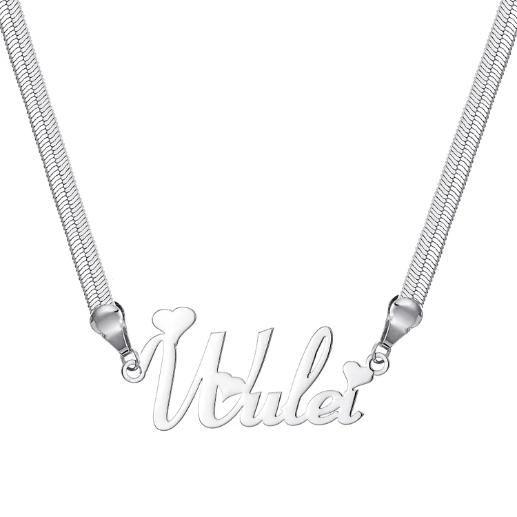 Custom Name Stainless Steel Snake Chain Necklace