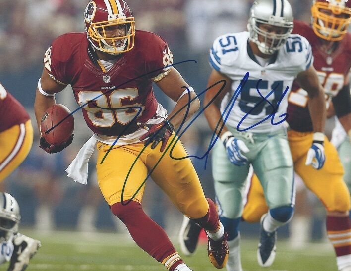 *JORDAN REED*SIGNED*AUTOGRAPHED*Photo Poster painting*WASHINGTON*REDSKINS*NFL*COA*8.5 X 11