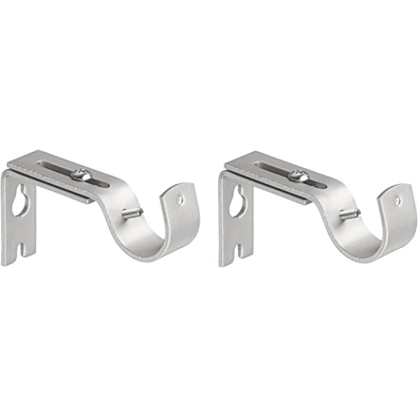 Lazyhardwarewhole Basics Adjustable Curtain Rod Wall Bracket Hooks Lazyhardwarewhole Basics Adjustable, Curtain Rod Wall Brackets