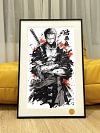 Ink Wash Roronoa Zoro Decorative Painting - ONE PIECE - Xingkong Studio