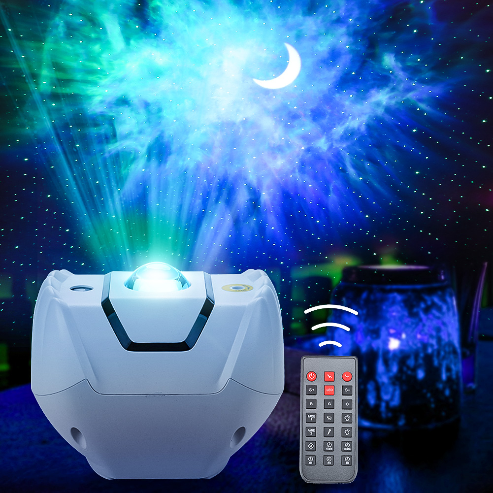 

Galaxy Starry Sky USB Remote Control Atmosphere-Bluetooth Laser Projector Night Light, 501 Original