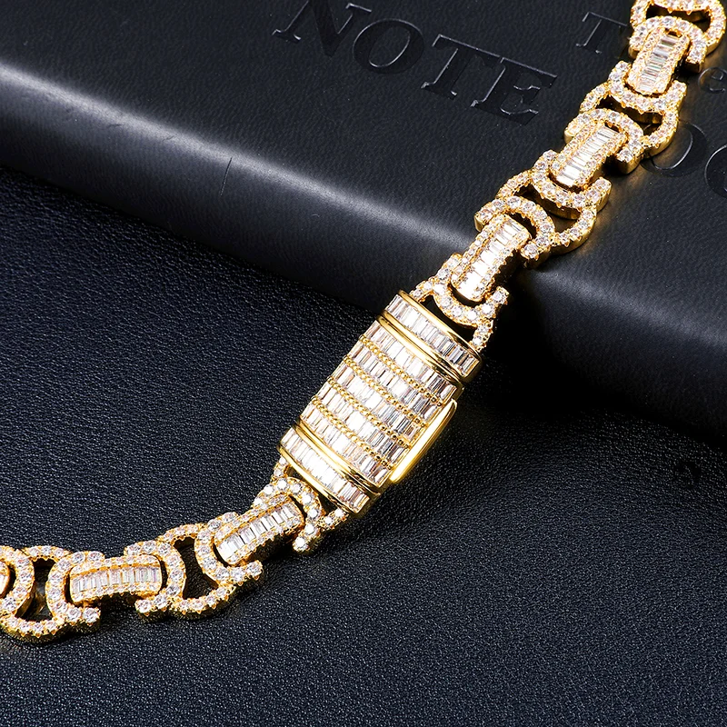 14MM Baguette Byzantine Chain-VESSFUL