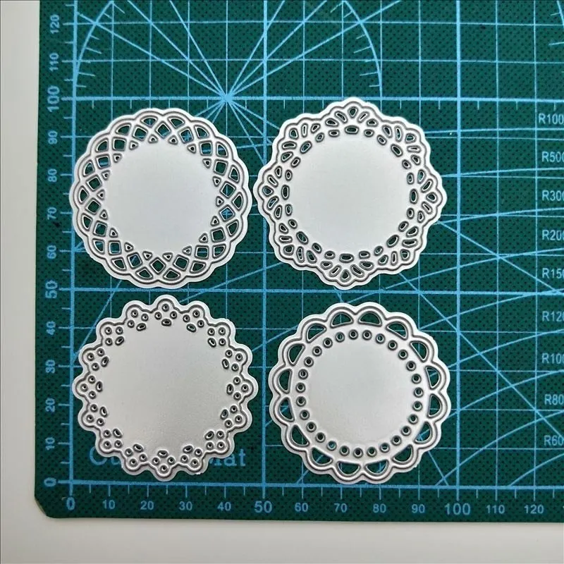 Circle Dies Oval Metal Cutting Dies Stencils DIY Scrapbooking Stamping Die Cuts Paper Cards Craft