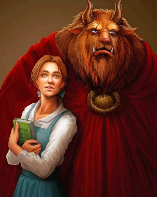 

The Beauty And The Beast Animation – Paint By Numbers - 40*50CM, 501 Original