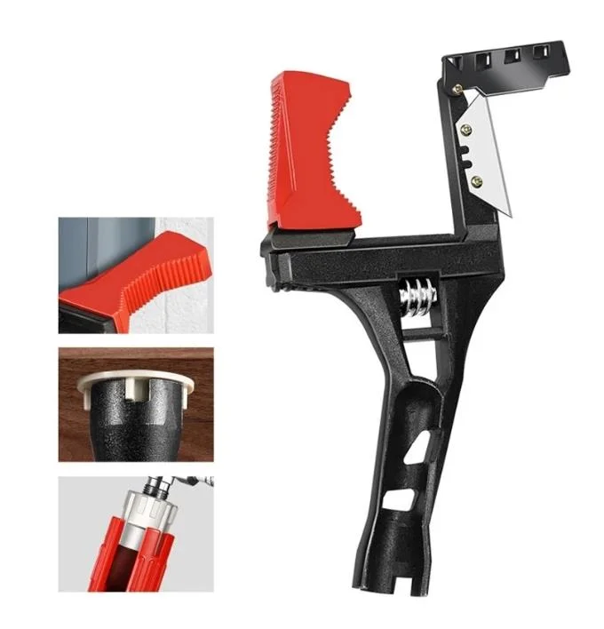 24 in 1 water pipe wrench large opening aluminum alloy