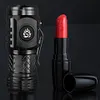Bright LED Flashlight USB Rechargeable Portable Outdoor FlashLight 18350 Battery