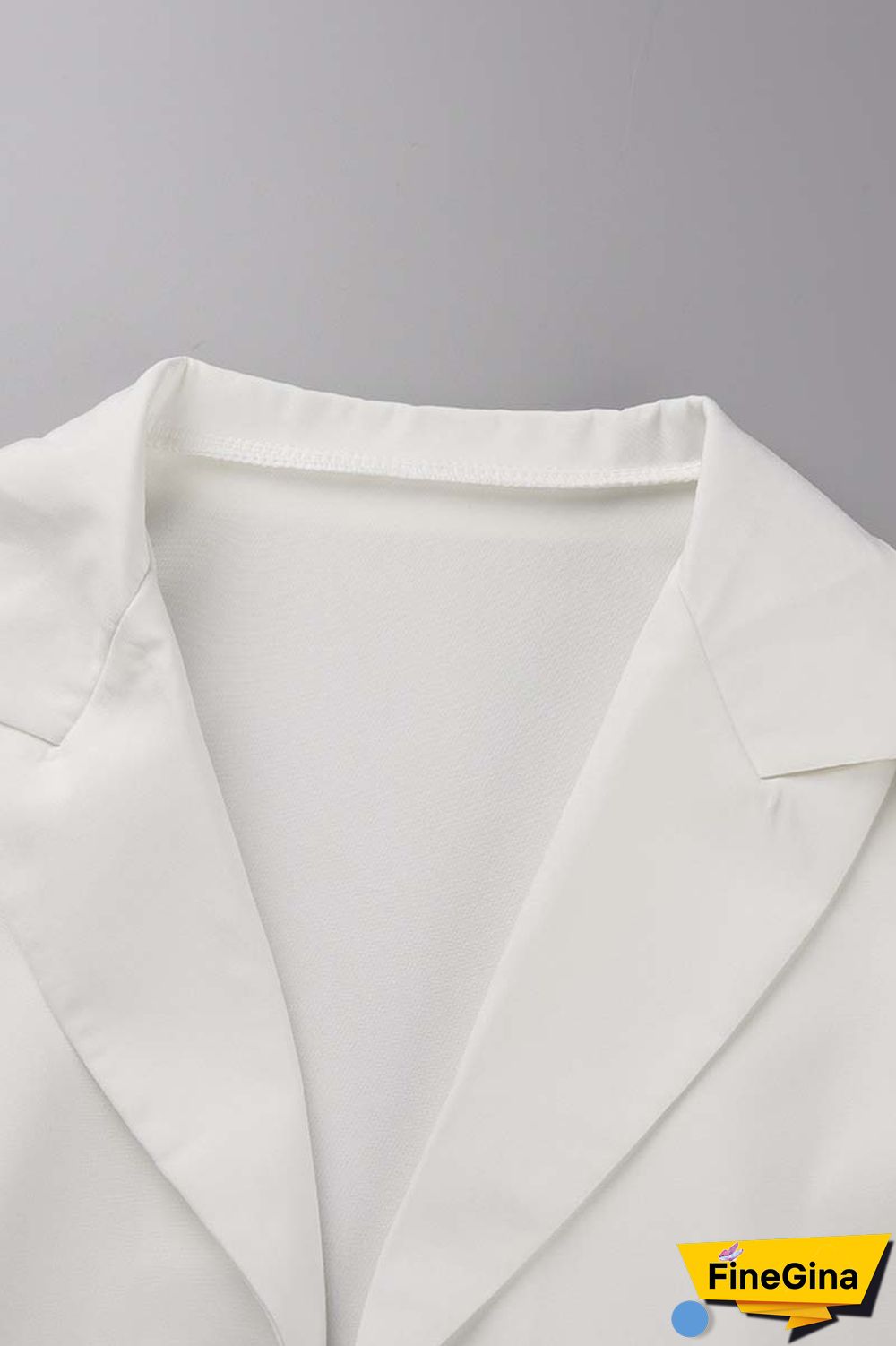 Pale Red Casual Patchwork Contrast Turndown Collar Long Sleeve Two Pieces