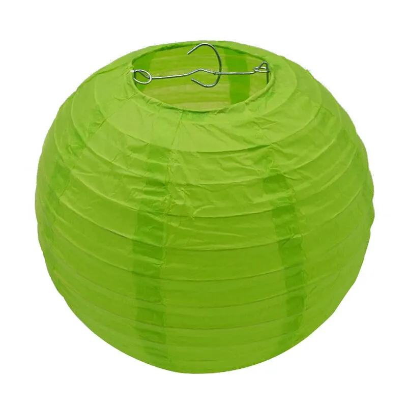 1pcs 20cm/25cm/30cm Colorful Chinese Round Hanging Paper Lanterns lamps Paper Crafts Party Festival Wedding Home DIY Decoration