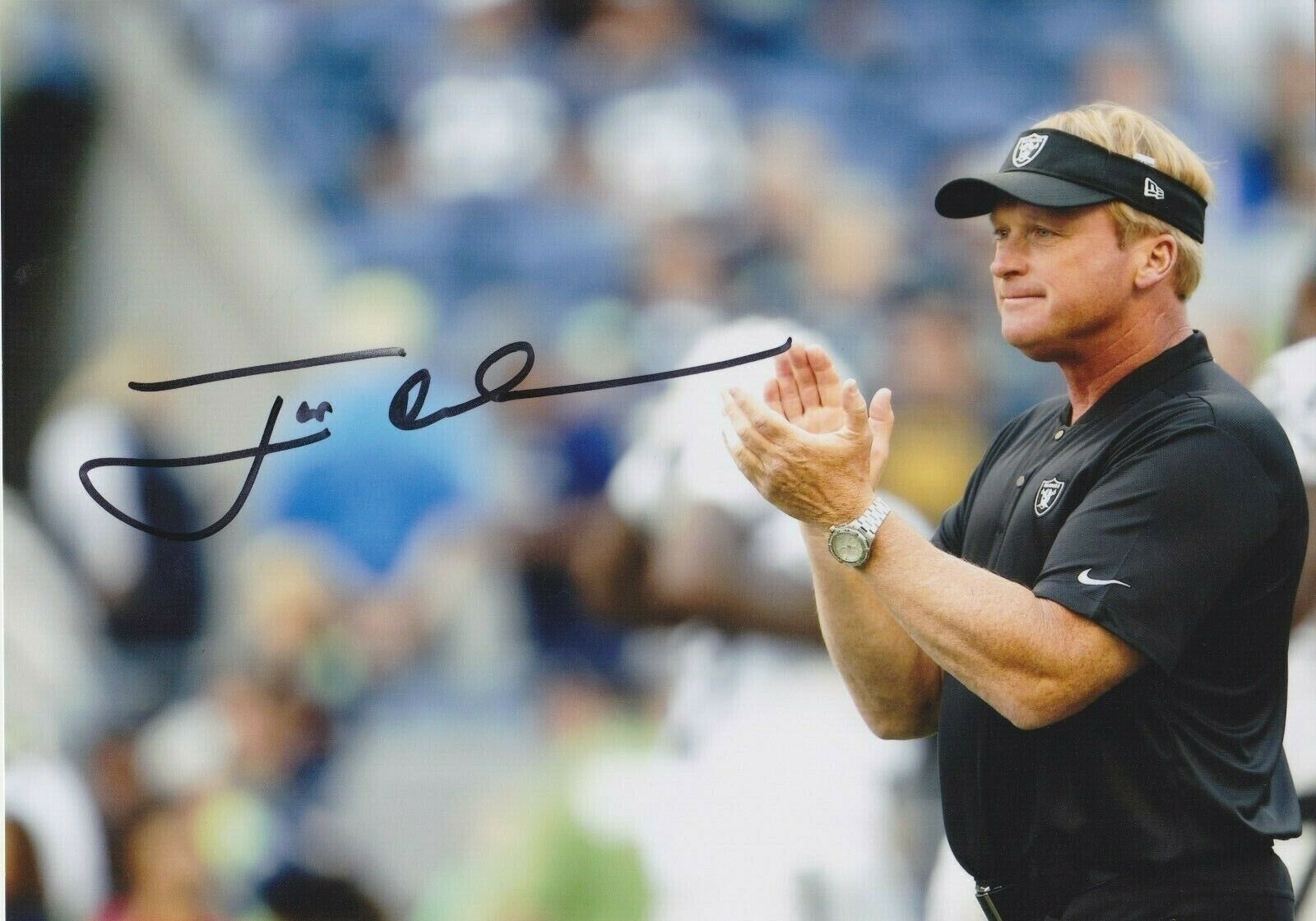 Jon Gruden Autographed Signed 8x10 Photo Poster painting ( Raiders ) REPRINT