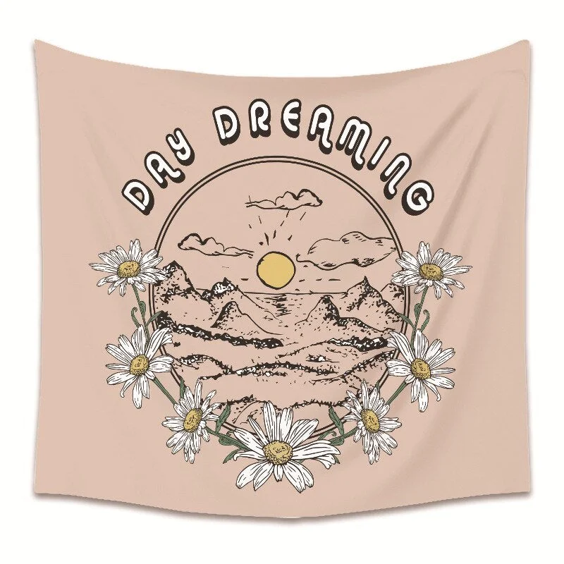 ins Simple Sun Moon Butterfly Series Tapestry Bohemian Background Cloth Small Fresh Wall Cloth Tapestry Creative Abstract Art