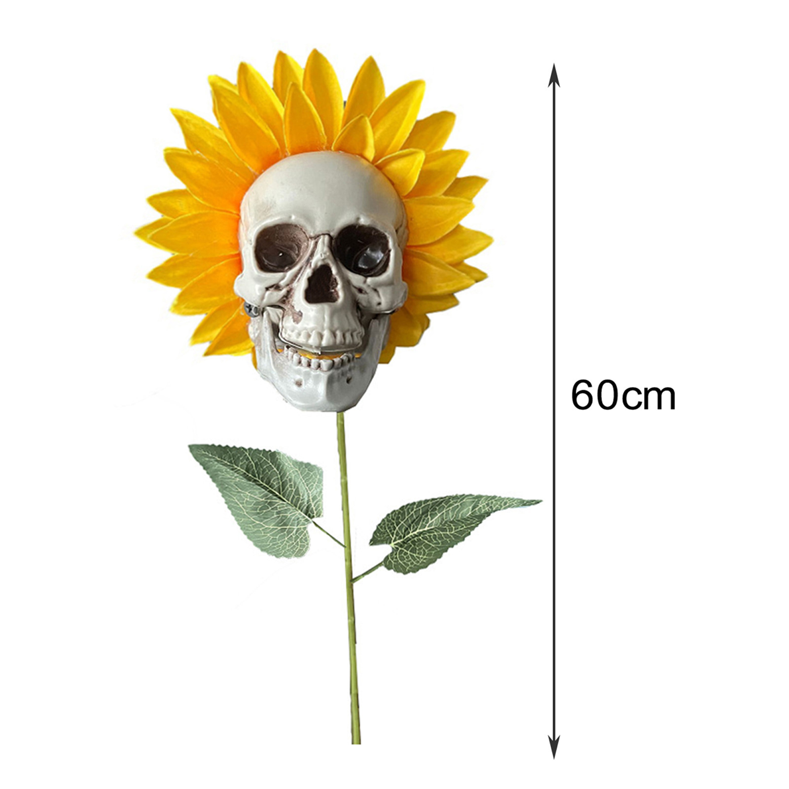 Skull Sunflower Halloween Decoration | 168DEAL