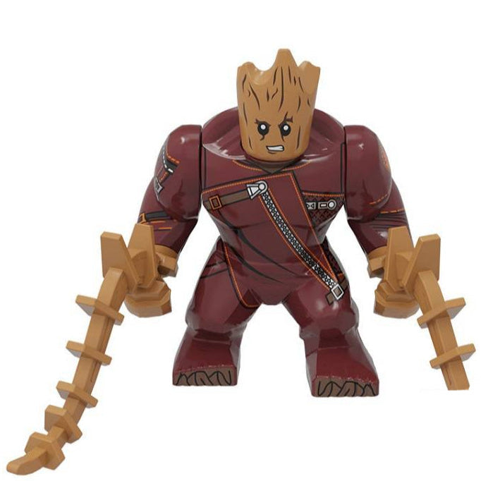 Groot Custom Marvel Superhero Large Minifigure Minifigure Bricks monstertoys