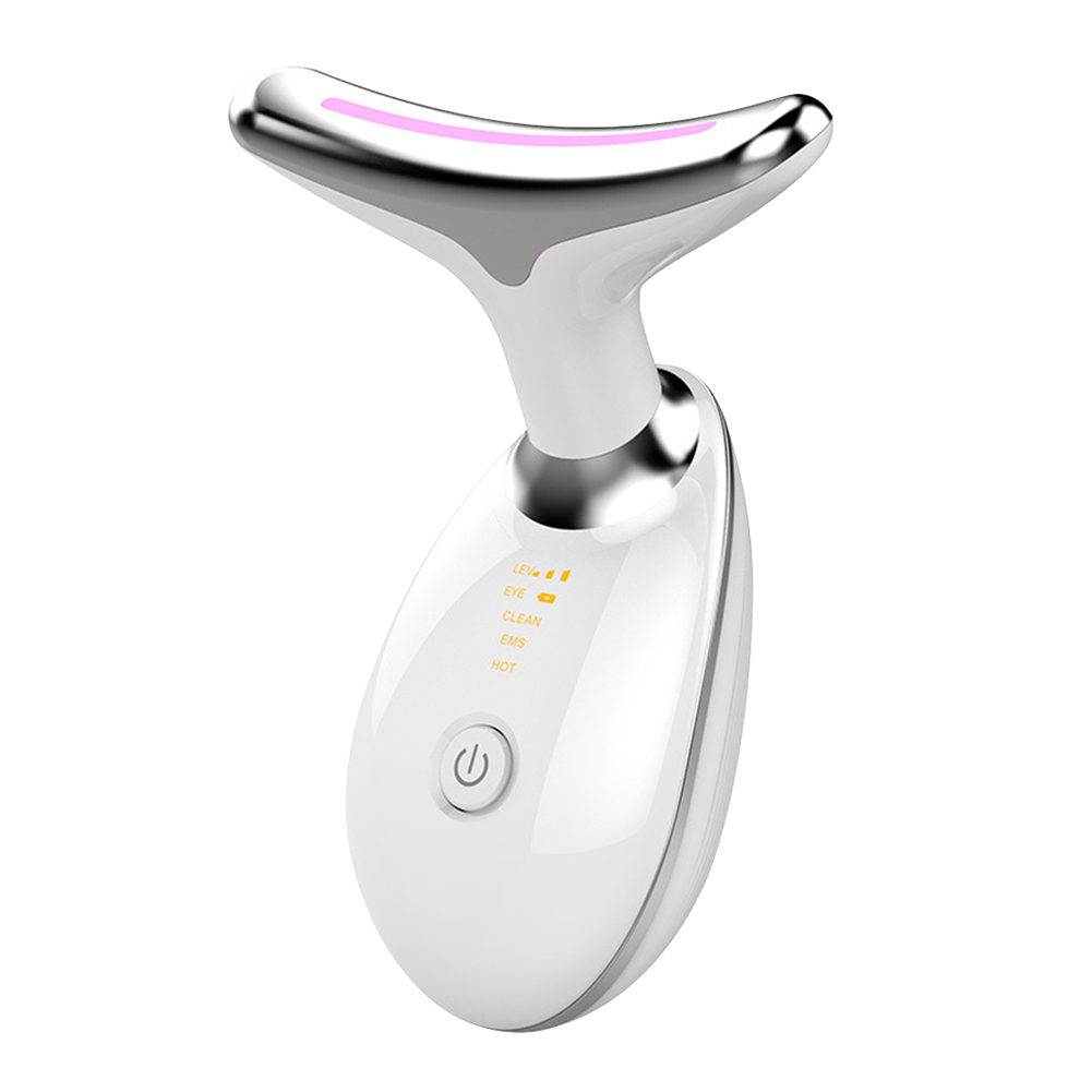 

LED Photon Therapy Neck Lifting Massager IPL Vibration Anti-wrinkle Device, White, 501 Original